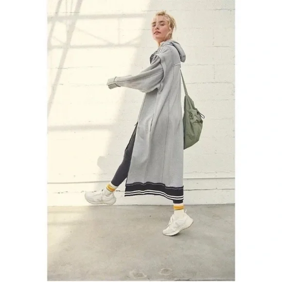 Free People Match Up Maxi Sweat Dress - Picture 3 of 4